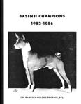 Basenji Champions 1982-1986