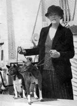 Lady Helen Nutting on ship board